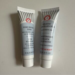 First Aid Beauty collagen skincare set NWOB